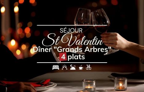 Valentine's Day package 'Grands Arbres' 4 courses